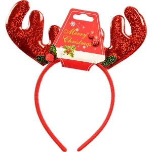 Карнавальний Обідок з блискітками Роги в асортименті