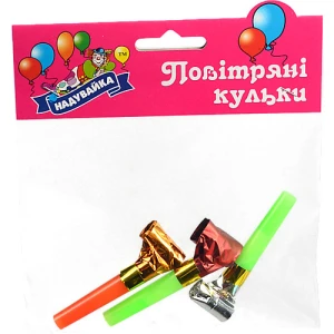 Повітряні кульки зі свистком 3 шт.