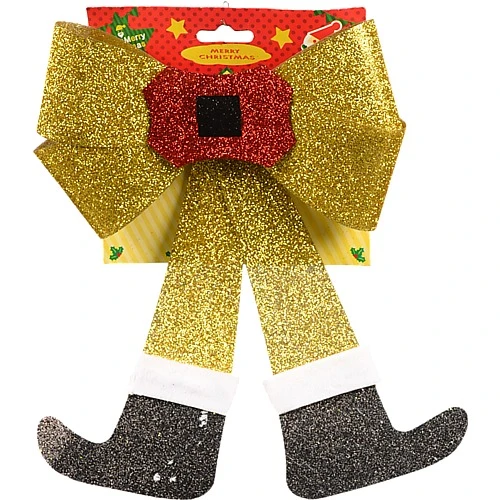 Бант великий золотий 1 шт