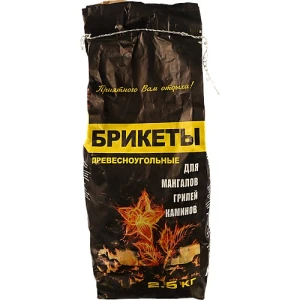 Брикет деревновугiльнi 2.5кг