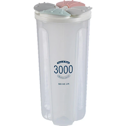 Ємність для зберігання сипучих продуктів 14*14*30 см