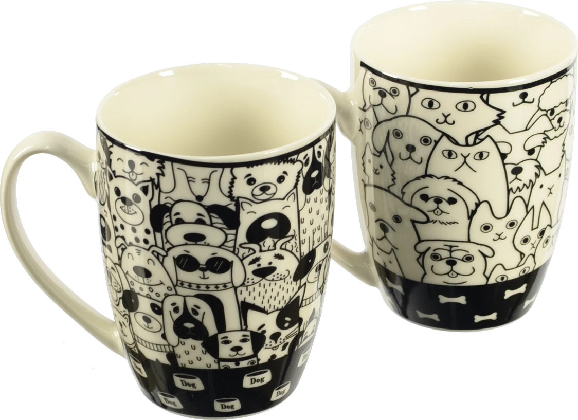 Чашка керамічна 350мл тип 53 асортимент