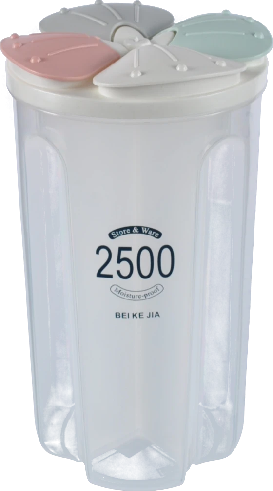 Ємність для зберігання сипучих продуктів 14*14*25см