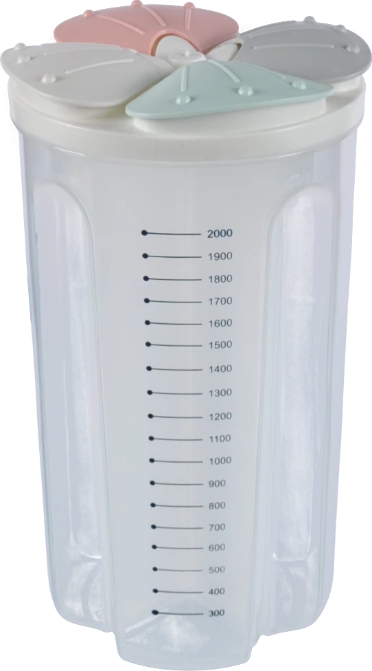 Ємність для зберігання сипучих продуктів 14*14*25см