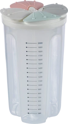 Ємність для зберігання сипучих продуктів 14*14*25см