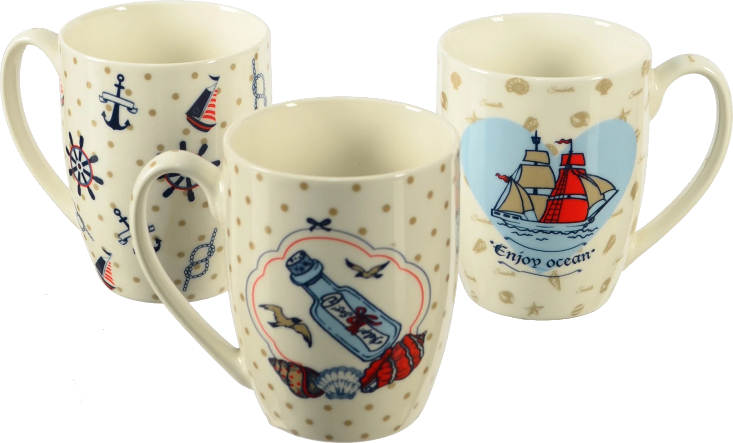 Чашка керамічна 330мл тип 55 асортимент