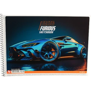 Альбом для малювання А4 20 аркушів №PB-SC-020-500 Школярик 1шт