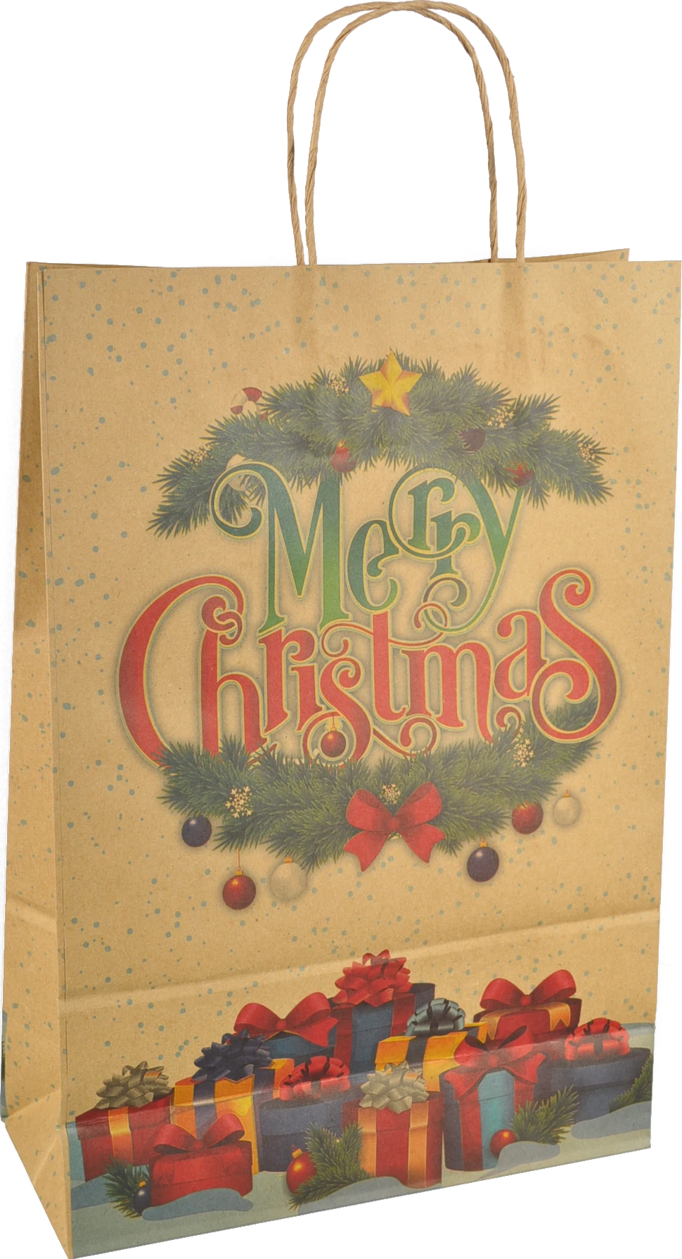 Пакет паперовий ПБС 380х280х120 крафт