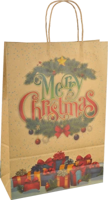 Пакет паперовий ПБС 380х280х120 крафт