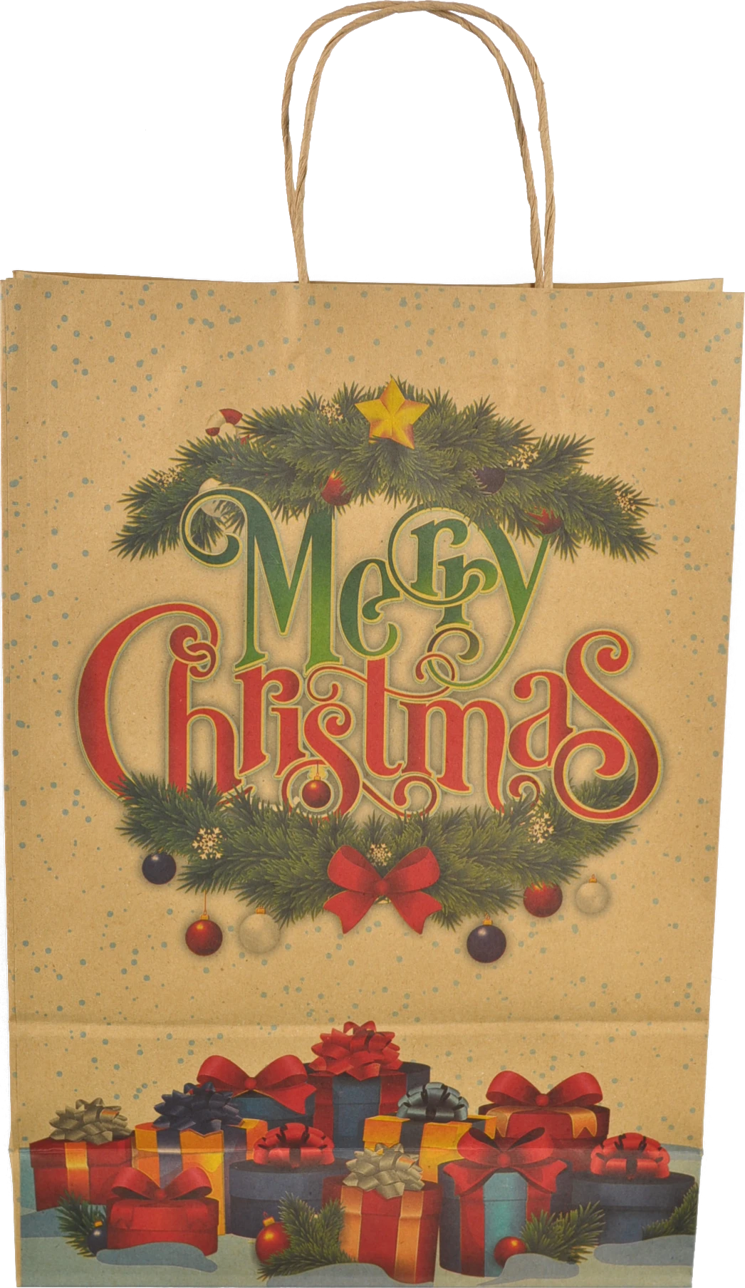 Пакет паперовий ПБС 380х280х120 крафт