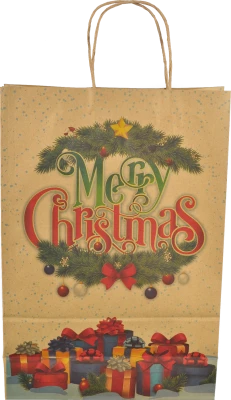 Пакет паперовий ПБС 380х280х120 крафт