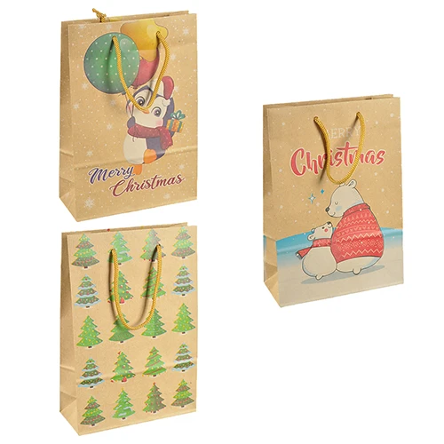 Пакет паперовий ПБС 255х170х70 крафт