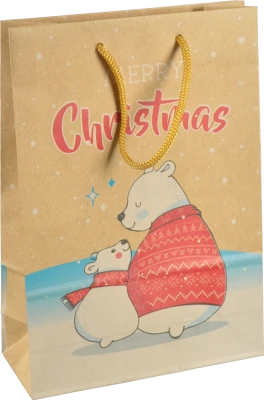 Пакет паперовий ПБС 255х170х70 крафт