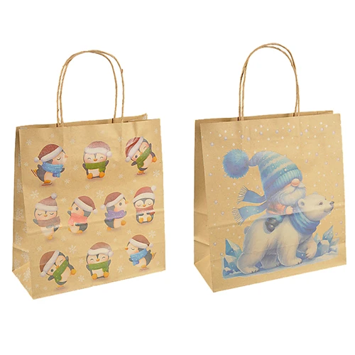 Пакет паперовий ПБС 240х230х100 крафт