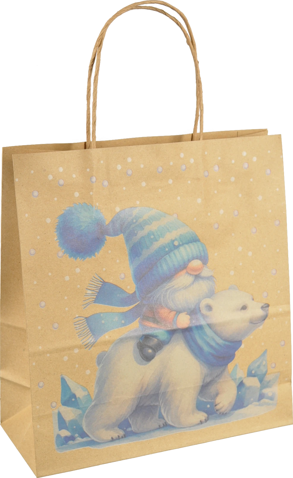 Пакет паперовий ПБС 240х230х100 крафт