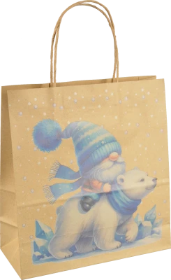 Пакет паперовий ПБС 240х230х100 крафт