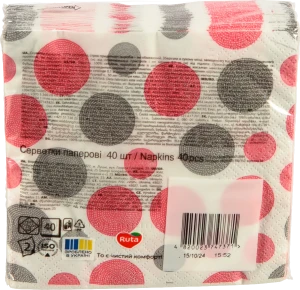 Cерветки Ruta Double Luxe Кухня 40л 30