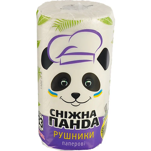 Рушники паперові 2-х шарові Big Roll Сніжна панда 1шт