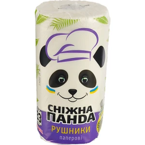 Рушники паперові 2-х шарові Big Roll Сніжна панда 1шт