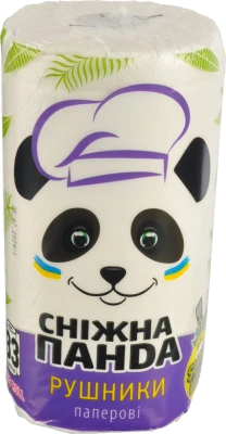 Рушники паперові 2-х шарові Big Roll Сніжна панда 1шт