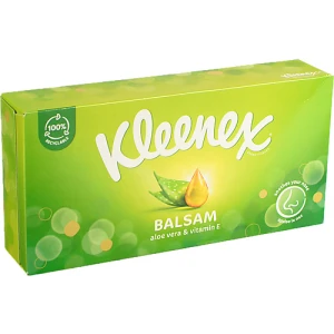 Серветки паперові 3-х шарові 20х20см Balsam Kleenex 64шт