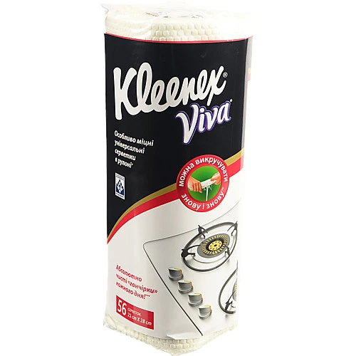 Серветки універсальні Viva Kleenex 56шт