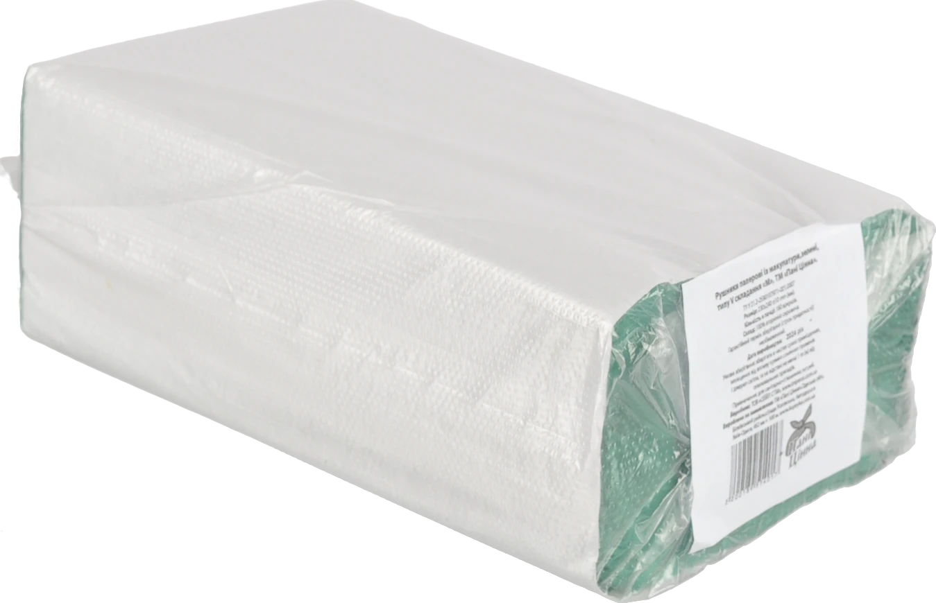 Рушники Панi цiнна 160шт зеленi