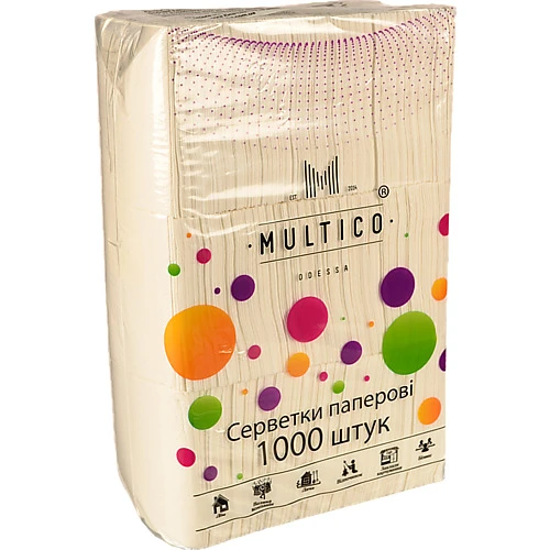 Серветки Multico 1000шт білі