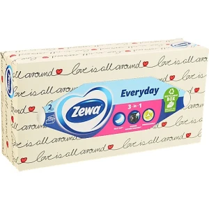 Серветки косметичні 2-х шарові Everyday Zewa 100шт