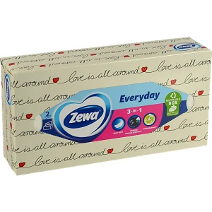 Серветки косметичні 2-х шарові Everyday Zewa 100шт