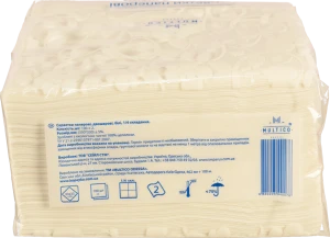 Серветки Multico 33Х33 100шт 2шаровi  білі