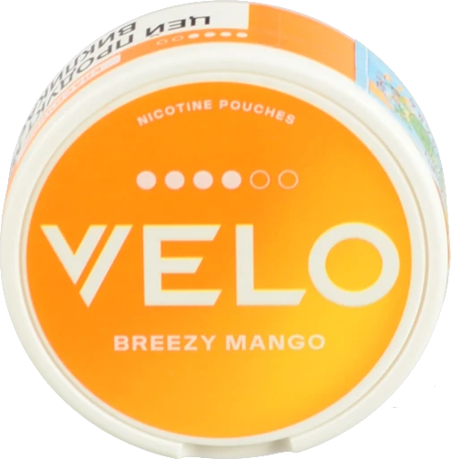 Подушечки нікотиновмісні безтютюнові Breezy mango Класичний Velo 20х0.7г