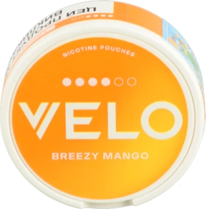 Подушечки нікотиновмісні безтютюнові Breezy mango Класичний Velo 20х0.7г