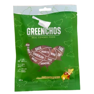 Індичі слайси сушені Greenchos зі смаком карамелізованої цибулі та сиру, 40 г