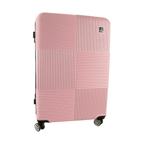 Валіза пластикова 65х42х26см колір rose gold