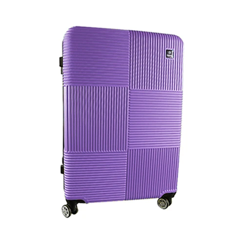 Валіза пластикова 55х36х22см колір pink purple