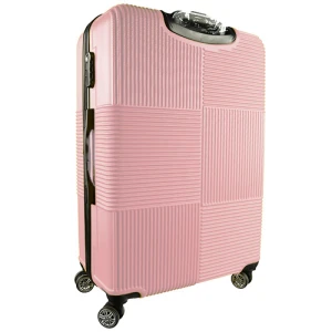 Валіза пластикова 75х48х28см колір rose gold