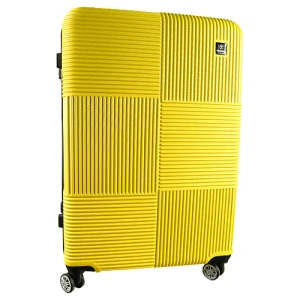 Валіза пластикова 75х48х28см колір yellow