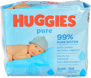Серветки вологі для дітей Pure Huggies 168шт