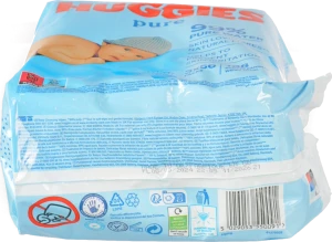 Серветки вологі для дітей Pure Huggies 168шт