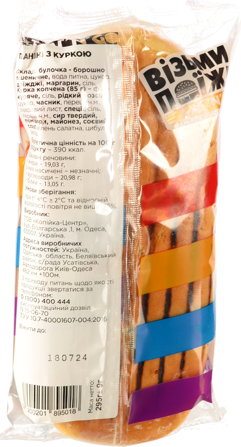 Паніні з куркою