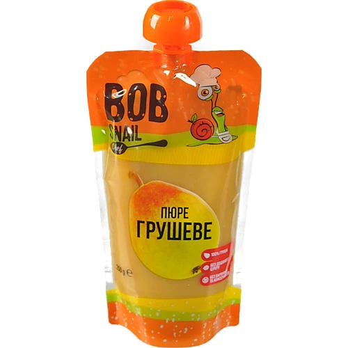 Пюре фруктове Груша Bob Snail д/п 250г
