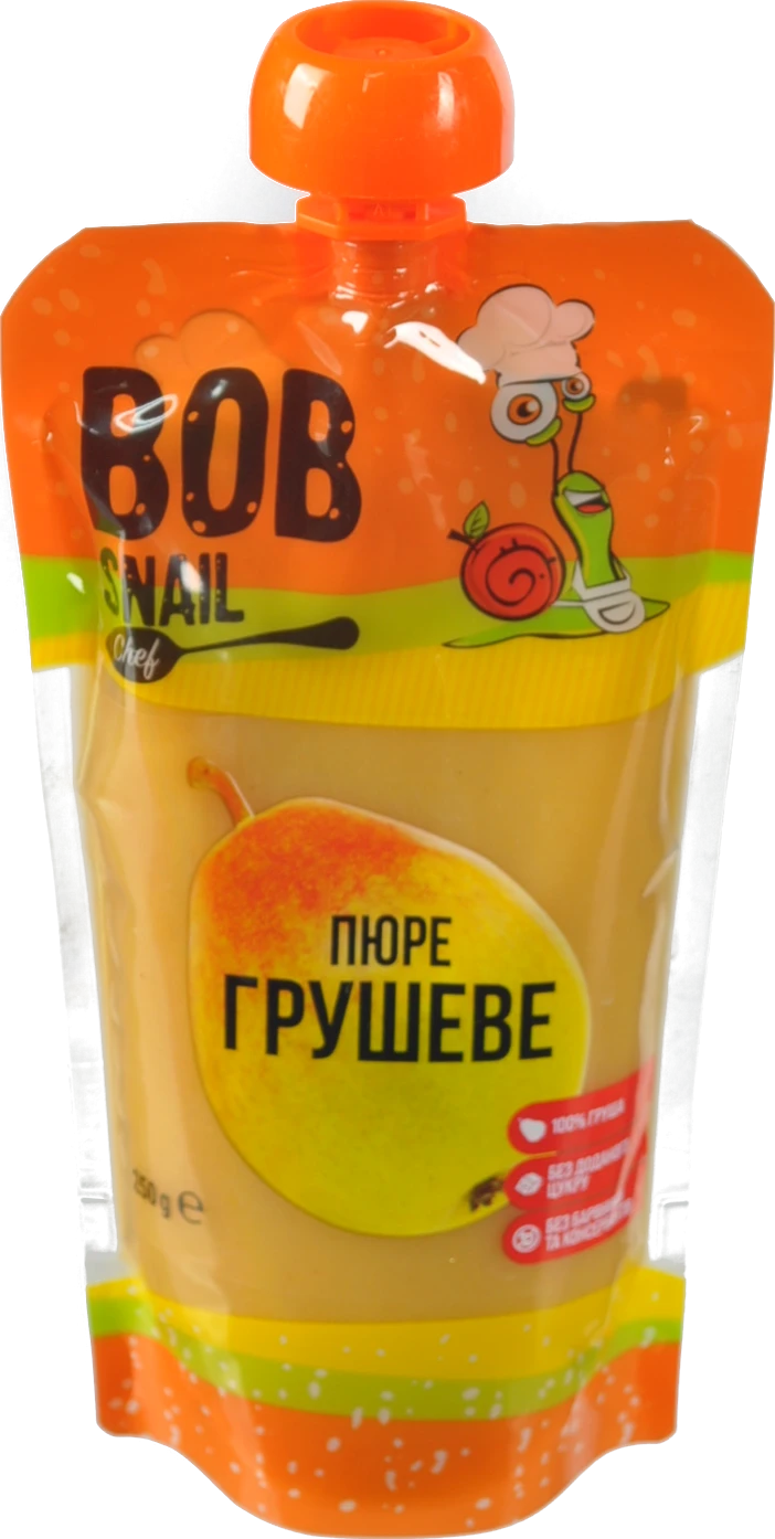 Пюре фруктове Груша Bob Snail д/п 250г