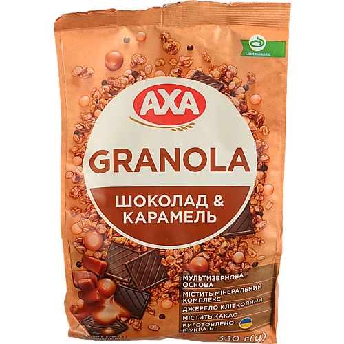 Гранола Axa Шоколад&Карамель хрустка 330г