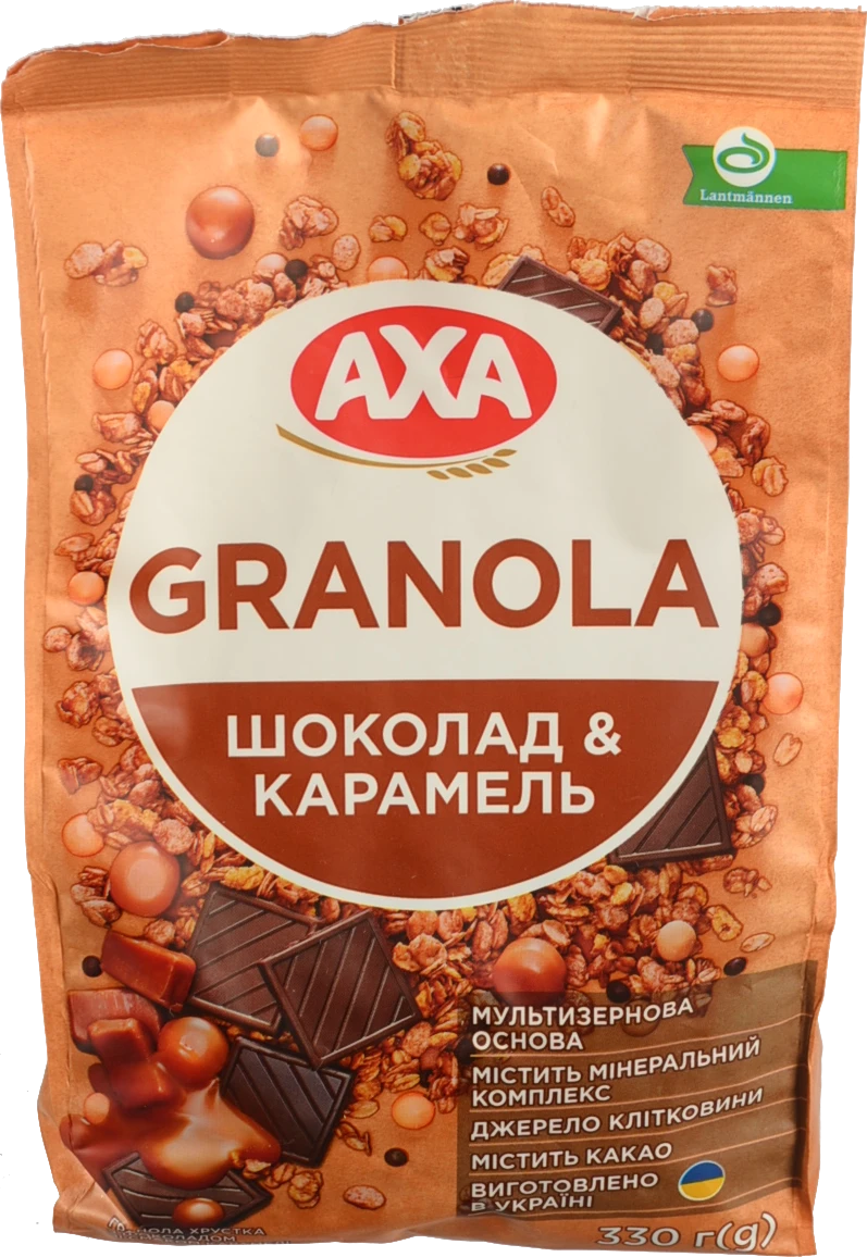 Гранола Axa Шоколад&Карамель хрустка 330г