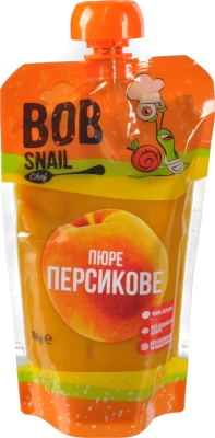 Пюре фруктове Персик Bob Snail д/п 250г
