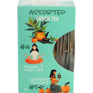 Асорті набір «Асорті Зеленого Чаю» «Tea Moments кадді - пакет 33.6г
