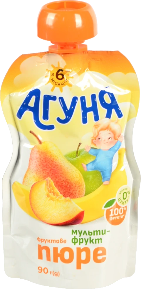 Пюре Агуня 90г мультифрукт