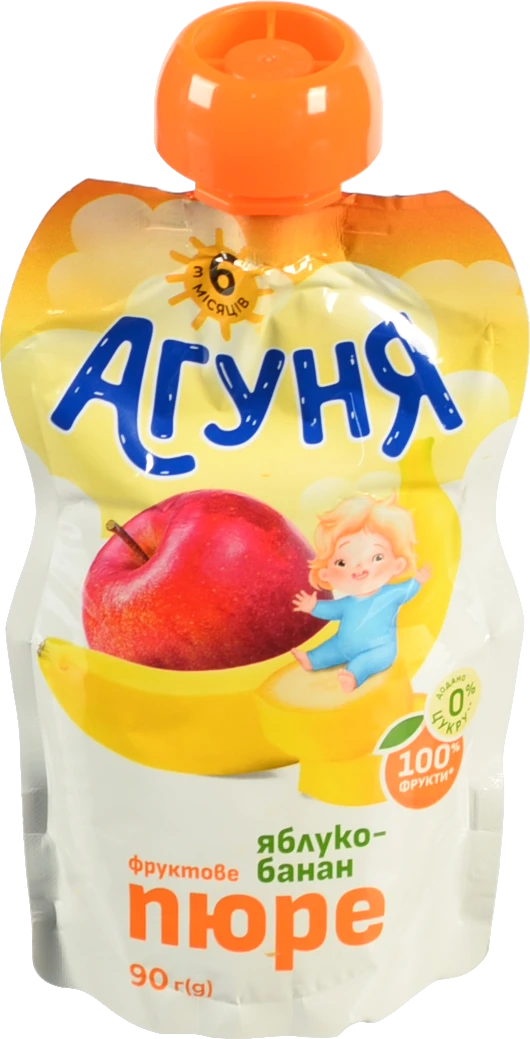 Пюре Агуня 90г яблуко банан