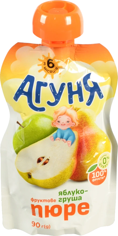 Пюре Агуня 90г яблуко груша